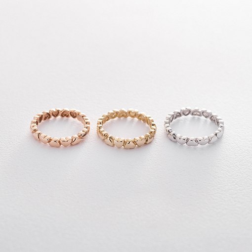 Каблучка Любовні історії в червоному золоті к05291 8