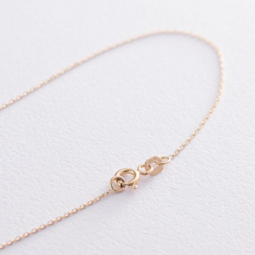 Кольє з фіанітом в жовтому золоті кол00790 3