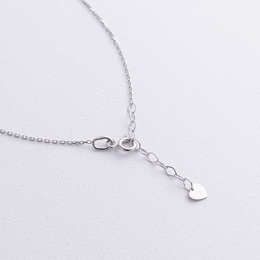 Золотой браслет "Сердечко" на ногу б05502 3