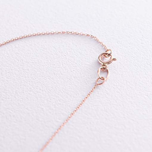 Золотое колье "Шар" (0.7 см) кол01721 4