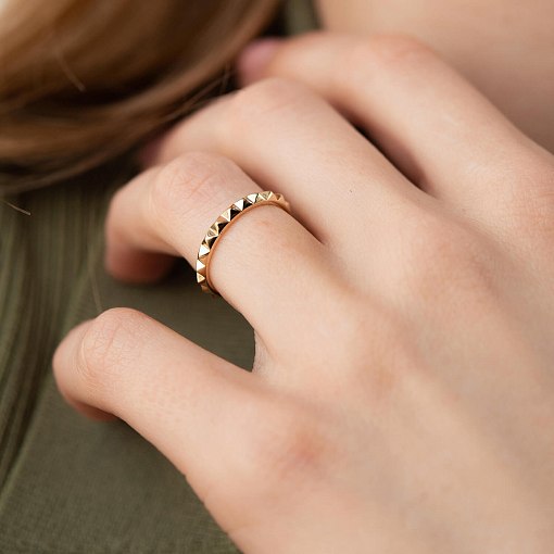 Кольцо "Mona" в желтом золоте к07407 7