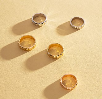 Кольцо "Leone" в красном золоте к08139 №8