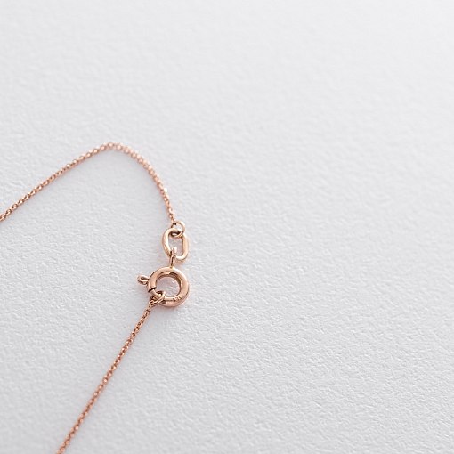 Кольє з аметистом в червоному золоті кол01180 4