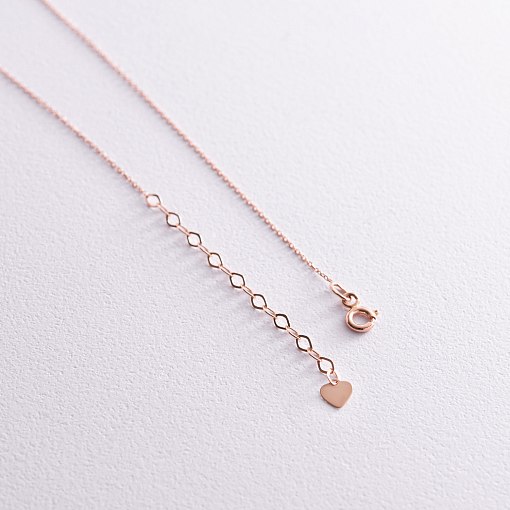 Колье "Love" в красном золоте кол02265 9