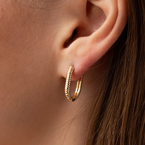 Серьги "Alisia" в желтом золоте с09221 4