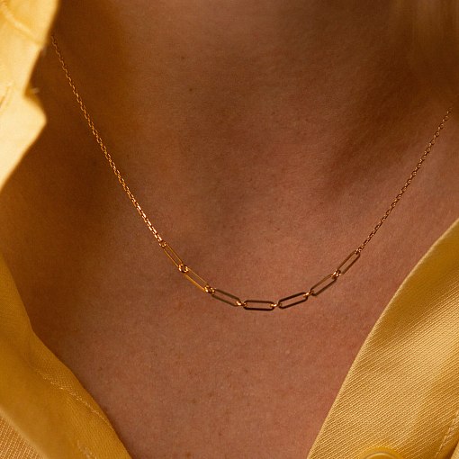 Кольє - ланцюжок в червоному золоті кол02378 2