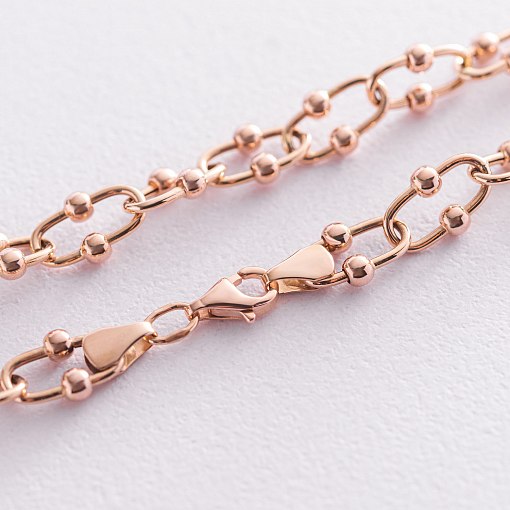 Колье "Фантазия" в красном золоте кол01913 2