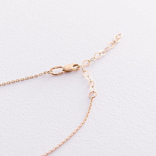 Колье "Замочек" в желтом золоте кол01895 4