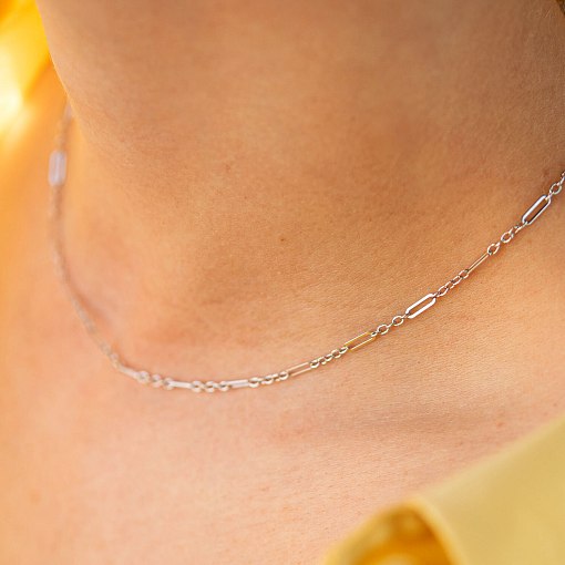 Кольє - ланцюжок в білому золоті кол02387 9