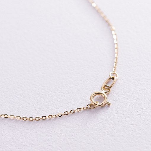 Колье "Крестик" в желтом золоте кол01704 5