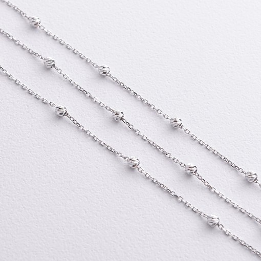 Браслет "Шарики" в белом золоте б05514 3