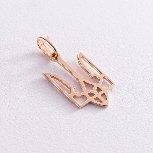 Золота підвіска Герб України 