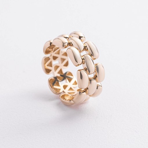 Кольцо "Charlie" в желтом золоте к08380 5