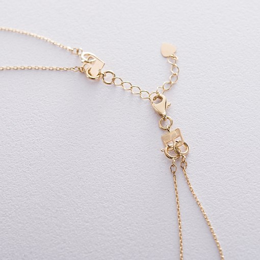 Золотое колье Дуальность кол01407 7