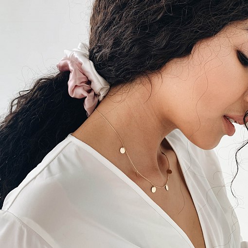 Кольє Монетки в жовтому золоті (7 шт) кол01442 8