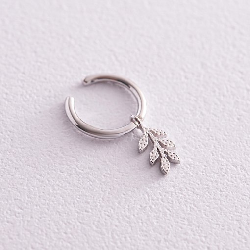 Каффа "Веточка" в белом золоте с08047 4