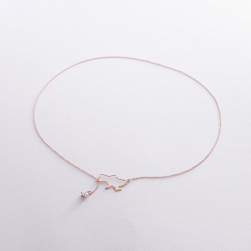 Золоте кольє - краватка 