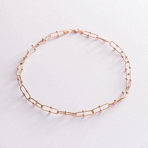 Колье "Фантазия" в красном золоте кол01915