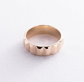 Кольцо "Frederika" в желтом золоте к07584 №6