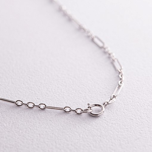 Кольє - ланцюжок в білому золоті кол02387 5