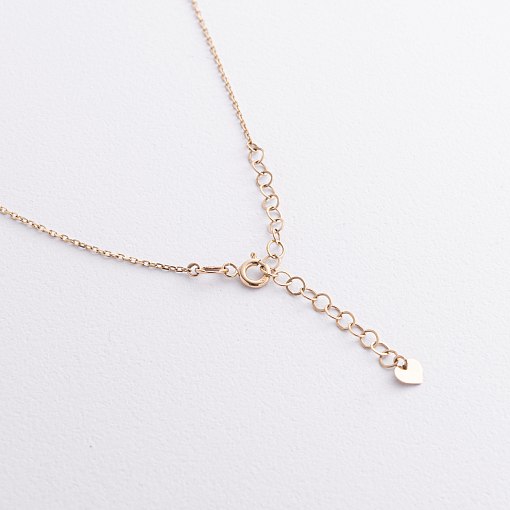 Кольє з топазом в жовтому золоті кол01340 5