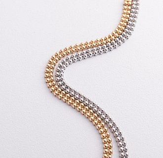 Браслет "Шарики" в белом золоте б05758 №3