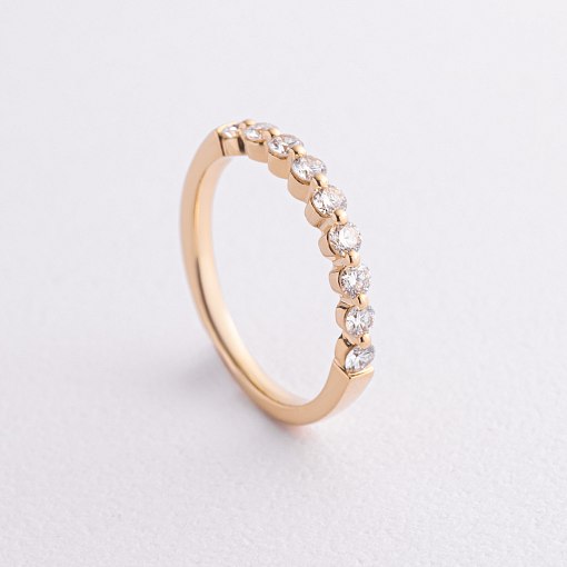 Золота каблучка з діамантами кб0593ri