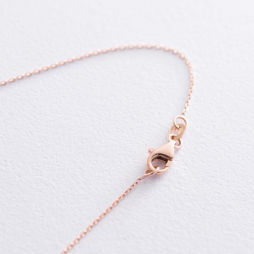 Кольє в червоному золоті 