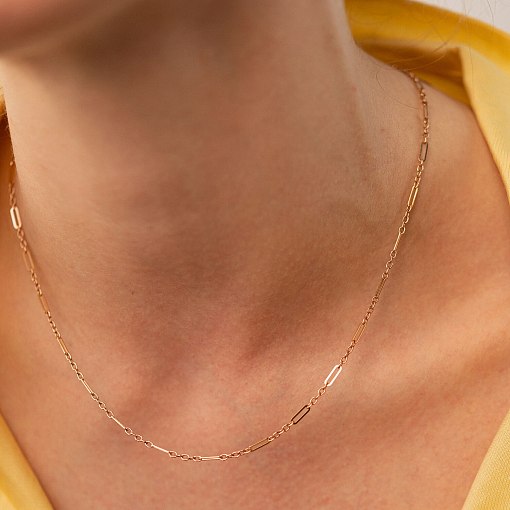 Кольє - ланцюжок в червоному золоті кол02374 12