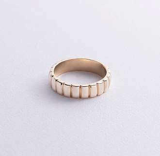 Кольцо "Leone" в желтом золоте к08088 №4