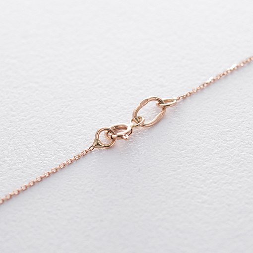 Колье Минимал в красном золоте кол00718 4