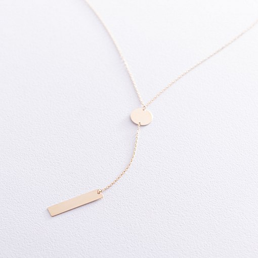 Кольє в жовтому золоті (можливе гравіювання) кол01720 3