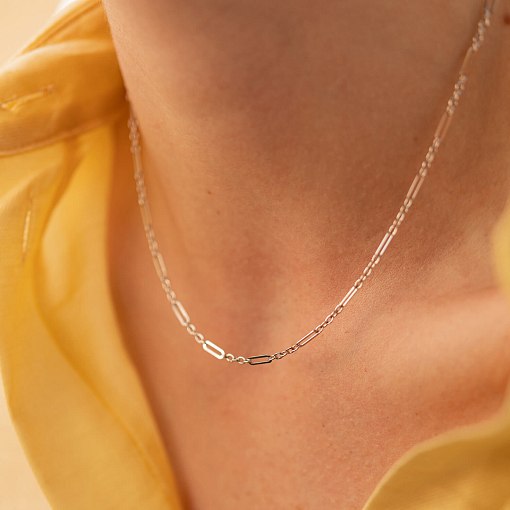 Кольє - ланцюжок в білому золоті кол02387 13