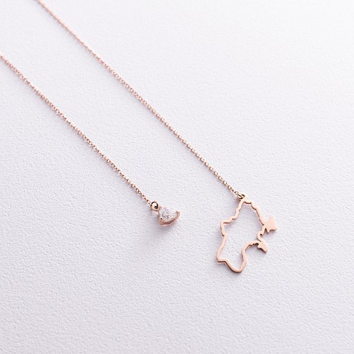 Золоте кольє - краватка 