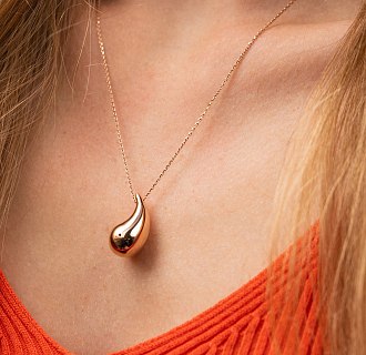 Колье "Megan" в красном золоте (Middle) кол02577 №2