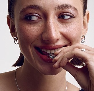 Кольцо "Veronica" в белом золоте к07520 №22