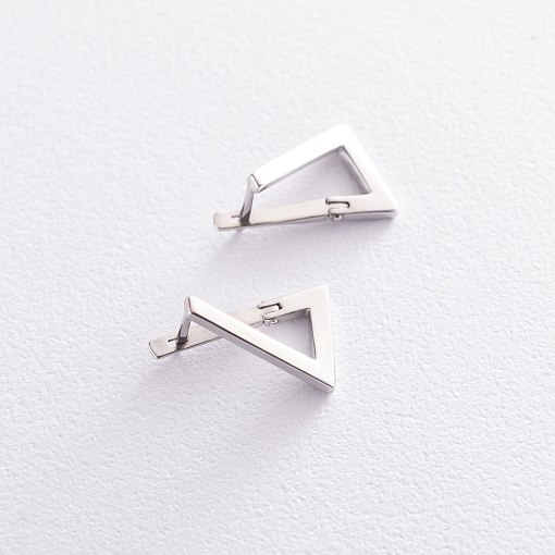 Золотые серьги "Импровизация" с07284 3