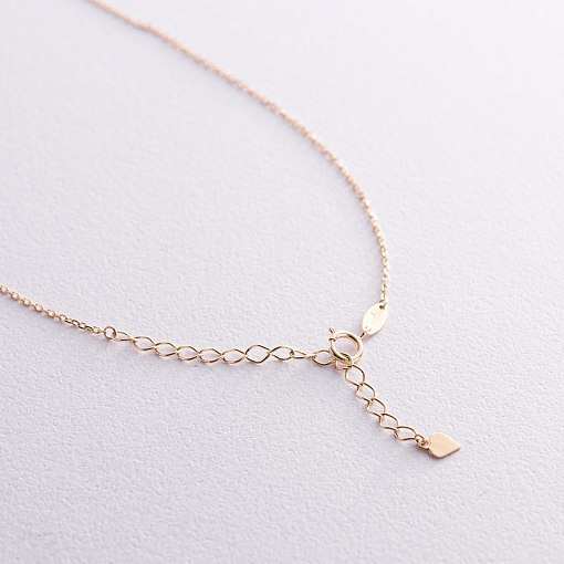 Кольє - ланцюжок в жовтому золоті кол02382 8