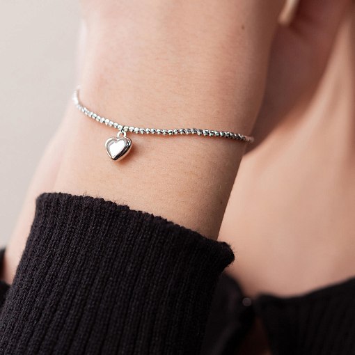 Золотой браслет Признание в белом золоте б03107 13