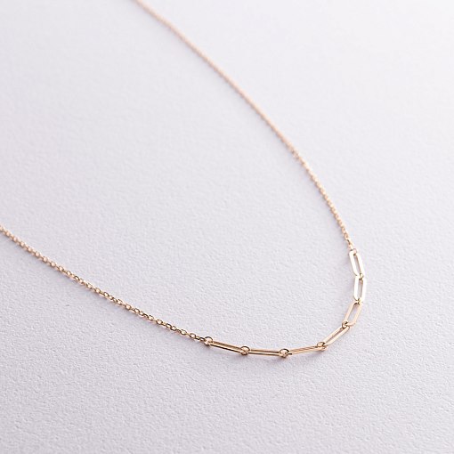 Кольє - ланцюжок в жовтому золоті кол02382 5