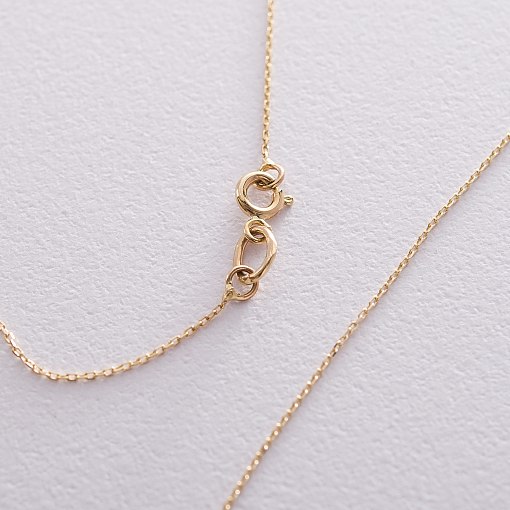 Колье "Луна" в желтом золоте кол01535 4