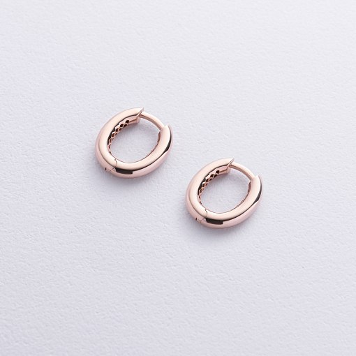 Серьги "Stella" в красном золоте с08877 2