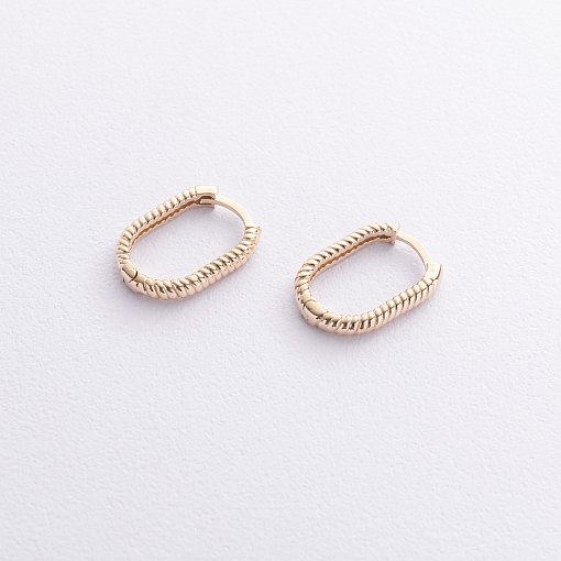 Серьги "Alisia" в желтом золоте с09221 3