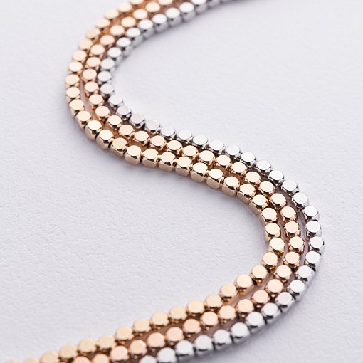 Браслет "Кубики" (красное золото) mini б05464 7