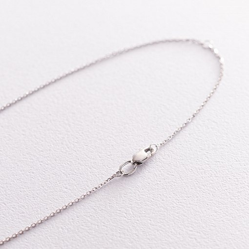 Колье "Крестик" в белом золоте кол01707 6