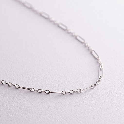 Кольє - ланцюжок в білому золоті кол02387