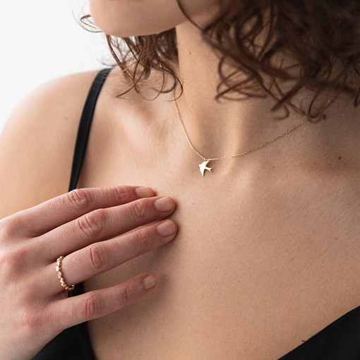 Каблучка Любовні історії в червоному золоті к05291 3