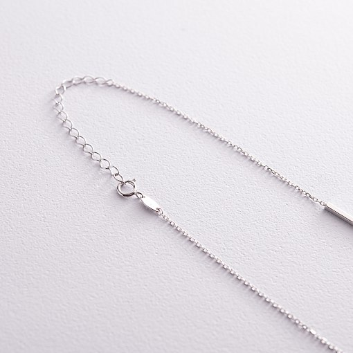 Кольє - ланцюжок у білому золоті кол02259 5