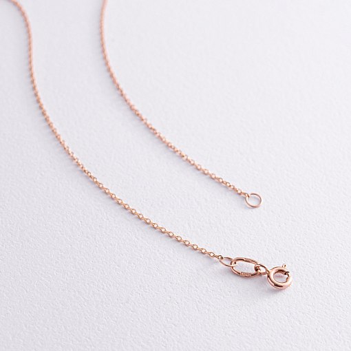 Кольє в червоному золоті з діамантом 719112421 3