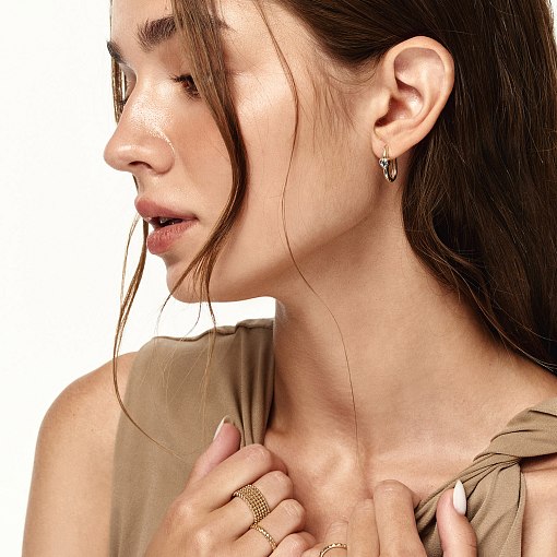 Кольцо "Mona" в желтом золоте к07407 3